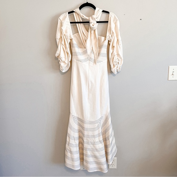 Alexis Zuki Hi-Low Dress, White, Cream, size Small. New With Tags! - Picture 3 of 11